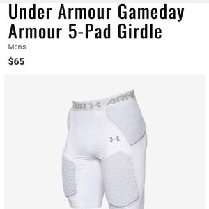 Under Armour football girdle compression small